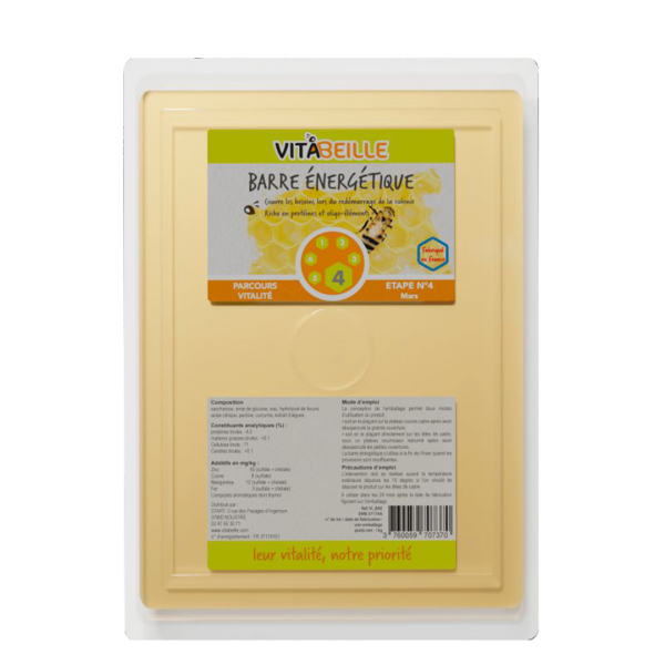 produit de la boutique Vitabeille pour les abeilles appelé vitabeille Barre énergétique